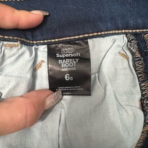 EXPRESS barely boot jeans